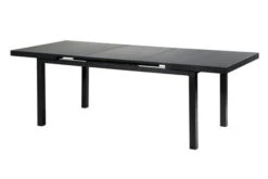 OUTFLEXX Premium Esstischgarnitur, OUTFLEXX® Anthrazit Matt, Alu / Glas / Teak, Tisch 180/240x100cm, 6 Stapelsessel -Kettler Verkäufe 22207 9.jpg