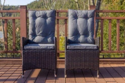 OUTFLEXX 2er Set Dining Sessel, Schwarz, Polyrattan, Je 55 X 65 X 112 Cm, Rücken Stufenlos Verstellbar -Kettler Verkäufe 22284 2.jpg