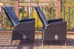 OUTFLEXX 2er Set Dining Sessel, Schwarz, Polyrattan, Je 55 X 65 X 112 Cm, Rücken Stufenlos Verstellbar -Kettler Verkäufe 22284 4.jpg