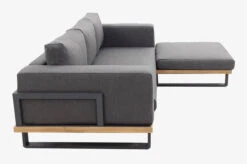 OUTFLEXX Loungeset, Aluminium Mit Sunproof Olefin, FSC Akazie, Gepolstert In Grau, Für 3-4 Personen -Kettler Verkäufe 22368 10.jpg