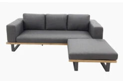 OUTFLEXX Loungeset, Aluminium Mit Sunproof Olefin, FSC Akazie, Gepolstert In Grau, Für 3-4 Personen -Kettler Verkäufe 22368 6.jpg