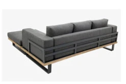 OUTFLEXX Loungeset, Aluminium Mit Sunproof Olefin, FSC Akazie, Gepolstert In Grau, Für 3-4 Personen -Kettler Verkäufe 22368 8.jpg