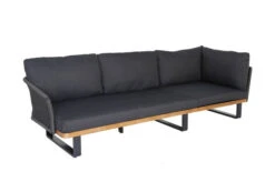 OUTFLEXX Ecklounge, Anthrazit, Geflecht/Akazie, 5 Personen, Inkl. Polster In Anthrazit Und Kaffeetisch 75x75 Cm -Kettler Verkäufe 22373 4.jpg