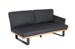 OUTFLEXX Ecklounge, Anthrazit, Geflecht/Akazie, 5 Personen, Inkl. Polster In Anthrazit Und Kaffeetisch 75x75 Cm -Kettler Verkäufe 22373 6.jpg