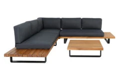 OUTFLEXX Ecklounge, Anthrazit, Akazie, 5 Personen, Inkl. Polster Und Kaffeetisch 77 X 77 Cm -Kettler Verkäufe 22374 2.jpg