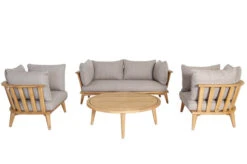 OUTFLEXX Loungeset, Hellgrau, Akazie, Teak-Look, Inkl. Polster, 4 Personen -Kettler Verkäufe 22379 4.jpg