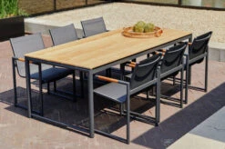 HARTMAN Fontaine Diningsessel, Anthrazit/schwarz, Alu/Teak, 63x59x86cm, FSC-Teak Armlehnen -Kettler Verkäufe 22437 3.jpg