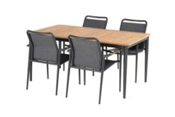 HARTMAN Silencio Esstisch, Xerix/natur, Aluminium/Teak, 220x100cm, FSC Teak -Kettler Verkäufe 22442 7.jpg