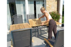 HARTMAN Silencio / Alice Sitzgruppe, Xerix/natur, Alu/Teak, 4x4 Textilen, 8 Multipo, 160/220x90cm, FSC-Teak Armlehnen -Kettler Verkäufe 22443 8 1.jpg 1