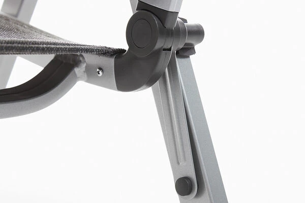 KETTLER BasicPlus Padded Multipositionssessel, Silber/anthrazit, Alu/Textilene, 0301201-9000, Verstellbare Rückenlehne 12 KETTLER BasicPlus Padded Multipositionssessel, Silber/anthrazit, Alu/Textilene, 0301201-9000, Verstellbare Rückenlehne – Bild 10