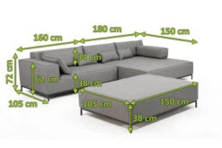 OUTFLEXX Flow Loungemöbel, Anthrazit/senda Grafito 1029, Alu/Agora, Für Bis Zu 5 Personen, Inkl. Rücken- Und Dekokissen -Kettler Verkäufe 22541 mass.jpg