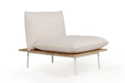 OUTFLEXX Vail Loungemöbel, Weiß/natur/actionlinen, Alu/FSC-Teakholz/Sunbrella, Für Bis Zu 7 Personen, Seitenablagen Aus Teak -Kettler Verkäufe 22547 8.jpg