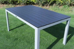 VILLANA Esstischgarnitur, Silber/schwarz, Alu/Holzimitat/Textil, Tisch 150x90cm, 4 Multipositionssessel -Kettler Verkäufe 22559 12.jpg