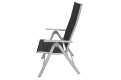 VILLANA Esstischgarnitur, Silber/schwarz, Alu/Holzimitat/Textil, Tisch 150x90cm, 4 Multipositionssessel -Kettler Verkäufe 22559 18.jpg