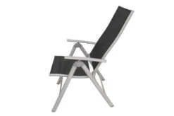 VILLANA Esstischgarnitur, Silber/schwarz, Alu/Holzimitat/Textil, Tisch 150x90cm, 6 Multipositionssessel -Kettler Verkäufe 22560 20.jpg