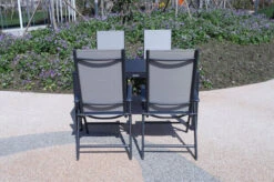 VILLANA Esstischgarnitur, Anthrazit/grau, Alu/Holzimitat/Textil, Tisch 150x90cm, 4 Multipositionssessel 27 VILLANA Esstischgarnitur, Anthrazit/grau, Alu/Holzimitat/Textil, Tisch 150x90cm, 4 Multipositionssessel -Kettler Verkäufe 22577 06.jpg