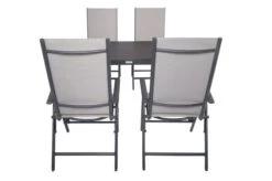 VILLANA Esstischgarnitur, Anthrazit/grau, Alu/Holzimitat/Textil, Tisch 150x90cm, 4 Multipositionssessel 28 VILLANA Esstischgarnitur, Anthrazit/grau, Alu/Holzimitat/Textil, Tisch 150x90cm, 4 Multipositionssessel -Kettler Verkäufe 22577 07.jpg