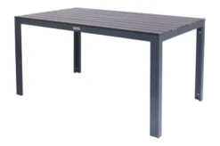 VILLANA Esstischgarnitur, Anthrazit/grau, Alu/Holzimitat/Textil, Tisch 150x90cm, 4 Stapelsessel 29 VILLANA Esstischgarnitur, Anthrazit/grau, Alu/Holzimitat/Textil, Tisch 150x90cm, 4 Stapelsessel -Kettler Verkäufe 22579 10.jpg