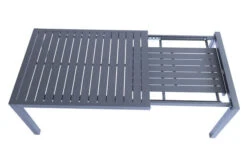 VILLANA Esstischgruppe, Anthrazit/grau, Alu/Textilene, Tisch 130/180x90cm, 6 Sessel, Stapelbar -Kettler Verkäufe 22582 14.jpg