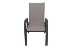 VILLANA Esstischgruppe, Anthrazit/grau, Alu/Textilene, Tisch 130/180x90cm, 6 Sessel, Stapelbar -Kettler Verkäufe 22582 18.jpg