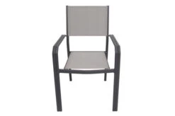 VILLANA Esstischgruppe, Anthrazit/grau, Alu/Textilene, Tisch 130/180x90cm, 4 Stapelsessel -Kettler Verkäufe 22585 19.jpg