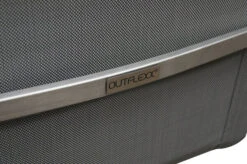 OUTFLEXX Esstischgarnitur, Silber, Edelstahl/Granit/Textil, 200x100 Cm, 6 Freischwinger, Padded, Teakarmlehnen -Kettler Verkäufe 22769 10.jpg