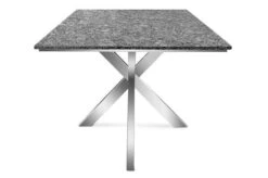 OUTFLEXX Esstischgarnitur, Silber/weiß, Edelstahl/Granit/Textil, 200x100 Cm, 6 Stühle, Padded, Armlehnen Aus Teak -Kettler Verkäufe 22799 011.JPG