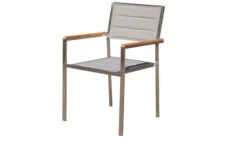 OUTFLEXX Esstischgarnitur, Silber/weiß, Edelstahl/Granit/Textil, 200x100 Cm, 6 Stühle, Padded, Armlehnen Aus Teak -Kettler Verkäufe 22799 03.jpg