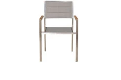 OUTFLEXX Esstischgarnitur, Silber/weiß, Edelstahl/Granit/Textil, 200x100 Cm, 6 Stühle, Padded, Armlehnen Aus Teak -Kettler Verkäufe 22799 04.jpg