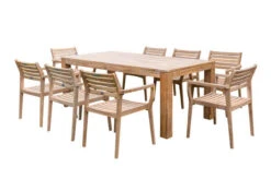 OUTFLEXX Sitzgruppe, Natur/grau, Akazie/Geflecht, Tisch 200 X 100 Cm, 8 Personen -Kettler Verkäufe 22803 2.jpg