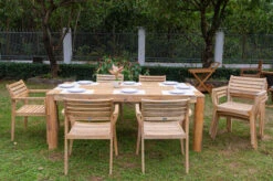 OUTFLEXX Sitzgruppe, Natur/grau, Akazie/Geflecht, Tisch 200 X 100 Cm, 8 Personen -Kettler Verkäufe 22803 6.jpg