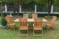 OUTFLEXX Sitzgruppe, Natur, Akazie, Ausziehtisch 150/200 X 90 Cm, 6 Multipositionssessel -Kettler Verkäufe 22806 4.jpg