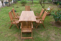 OUTFLEXX Sitzgruppe, Natur, Akazie, Ausziehtisch 150/200 X 90 Cm, 6 Multipositionssessel -Kettler Verkäufe 22806 6.jpg