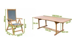 OUTFLEXX Sitzgruppe, Natur/grau, Akazie/Textilene, Ausziehtisch 150/200 X 90 Cm, 8 Multipo 5-fach -Kettler Verkäufe 22810 5.jpg