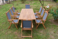 OUTFLEXX Sitzgruppe, Natur/grau, Akazie/Textilene, Ausziehtisch 150/200 X 90 Cm, 8 Multipo 5-fach -Kettler Verkäufe 22810 7.jpg