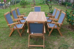 OUTFLEXX Sitzgruppe, Natur/grau, Akazie/Textilene, Ausziehtisch 180/240 X 100 Cm, 8 Multipo 5-fach 18 OUTFLEXX Sitzgruppe, Natur/grau, Akazie/Textilene, Ausziehtisch 180/240 X 100 Cm, 8 Multipo 5-fach -Kettler Verkäufe 22826 7.jpg