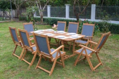 OUTFLEXX Sitzgruppe, Natur/grau, Akazie/Textilene, Ausziehtisch 180/240 X 100 Cm, 8 Multipo 5-fach 19 OUTFLEXX Sitzgruppe, Natur/grau, Akazie/Textilene, Ausziehtisch 180/240 X 100 Cm, 8 Multipo 5-fach -Kettler Verkäufe 22826 8.jpg