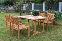 OUTFLEXX Sitzgruppe, Natur, Akazie, Ausziehtisch 180/240 X 100 Cm, 4 Armlehnensessel -Kettler Verkäufe 22830 8.jpg