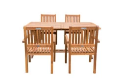 OUTFLEXX Sitzgruppe, Natur, Akazie, Ausziehtisch 180/240 X 100 Cm, 4 Armlehnensessel -Kettler Verkäufe 22830 9.jpg