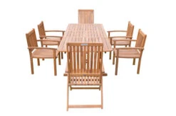 OUTFLEXX Sitzgruppe, Natur, Akazie, Ausziehtisch 180/240 X 100 Cm, 2 Multipo, 4 Armlehnensessel -Kettler Verkäufe 22833 11.jpg