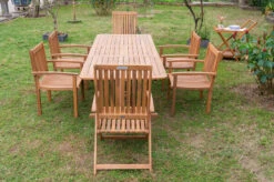 OUTFLEXX Sitzgruppe, Natur, Akazie, Ausziehtisch 180/240 X 100 Cm, 2 Multipo, 4 Armlehnensessel -Kettler Verkäufe 22833 8.jpg