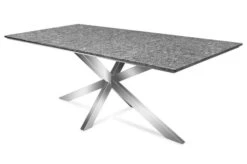 STERN Esstischgarnitur, Silber/grau, Edelstahl/Textilene, Tisch 200 X 100 Cm, 6 Stapelsessel, Hohe Rückenlehne, Padded 19 STERN Esstischgarnitur, Silber/grau, Edelstahl/Textilene, Tisch 200 X 100 Cm, 6 Stapelsessel, Hohe Rückenlehne, Padded -Kettler Verkäufe 22914 08.JPG