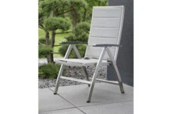 STERN Esstischgarnitur, Silber/grau, Edelstahl/Textilene, Tisch 200 X 100 Cm, 4 Stapelsessel, 2 Multipo, Padded -Kettler Verkäufe 22915 04.jpg