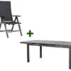 STERN New Top Esstischgarnitur, Graphit, Alu / Glas / Textil, Tisch 180/240x100cm, 6 Klappsessel -Kettler Verkäufe 22999 1.jpg