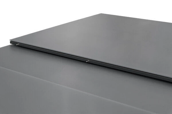 STERN New Top Esstischgarnitur, Graphit, Alu / Glas / Textil, Tisch 180/240x100cm, 6 Klappsessel 8 STERN New Top Esstischgarnitur, Graphit, Alu / Glas / Textil, Tisch 180/240x100cm, 6 Klappsessel – Bild 6