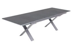 KETTLER BasicPlus Esstischgarnitur, Silber / Anthrazit, Alu / Spraystone / Textil, Tisch 180/280x100cm, 10 Stapelsessel -Kettler Verkäufe 23012 7.jpg