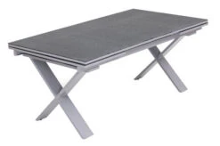 KETTLER BasicPlus Esstischgarnitur, Silber / Anthrazit, Alu / Spraystone / Textil, Tisch 180/280x100cm, 8 Stapelsessel, 2 Multipo -Kettler Verkäufe 23015 6.jpg