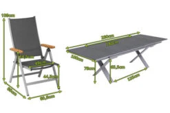 KETTLER Granada Esstischgarnitur, Silber / Anthrazit, Alu / Spraystone / Teak, Tisch 180/280x100cm, 10 Multipositionssessel 20 KETTLER Granada Esstischgarnitur, Silber / Anthrazit, Alu / Spraystone / Teak, Tisch 180/280x100cm, 10 Multipositionssessel -Kettler Verkäufe 23018 5.jpg