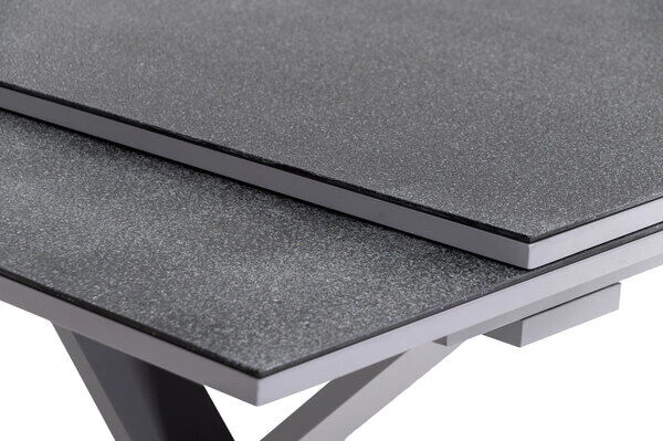 KETTLER Granada Esstischgarnitur, Silber / Anthrazit, Alu / Spraystone / Teak, Tisch 180/280x100cm, 10 Multipositionssessel 10 KETTLER Granada Esstischgarnitur, Silber / Anthrazit, Alu / Spraystone / Teak, Tisch 180/280x100cm, 10 Multipositionssessel – Bild 8