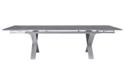 KETTLER Granada Esstischgarnitur, Silber / Anthrazit, Alu / Spraystone / Teak, Tisch 180/280x100cm, 6 Stapelsessel -Kettler Verkäufe 23019 11.jpg